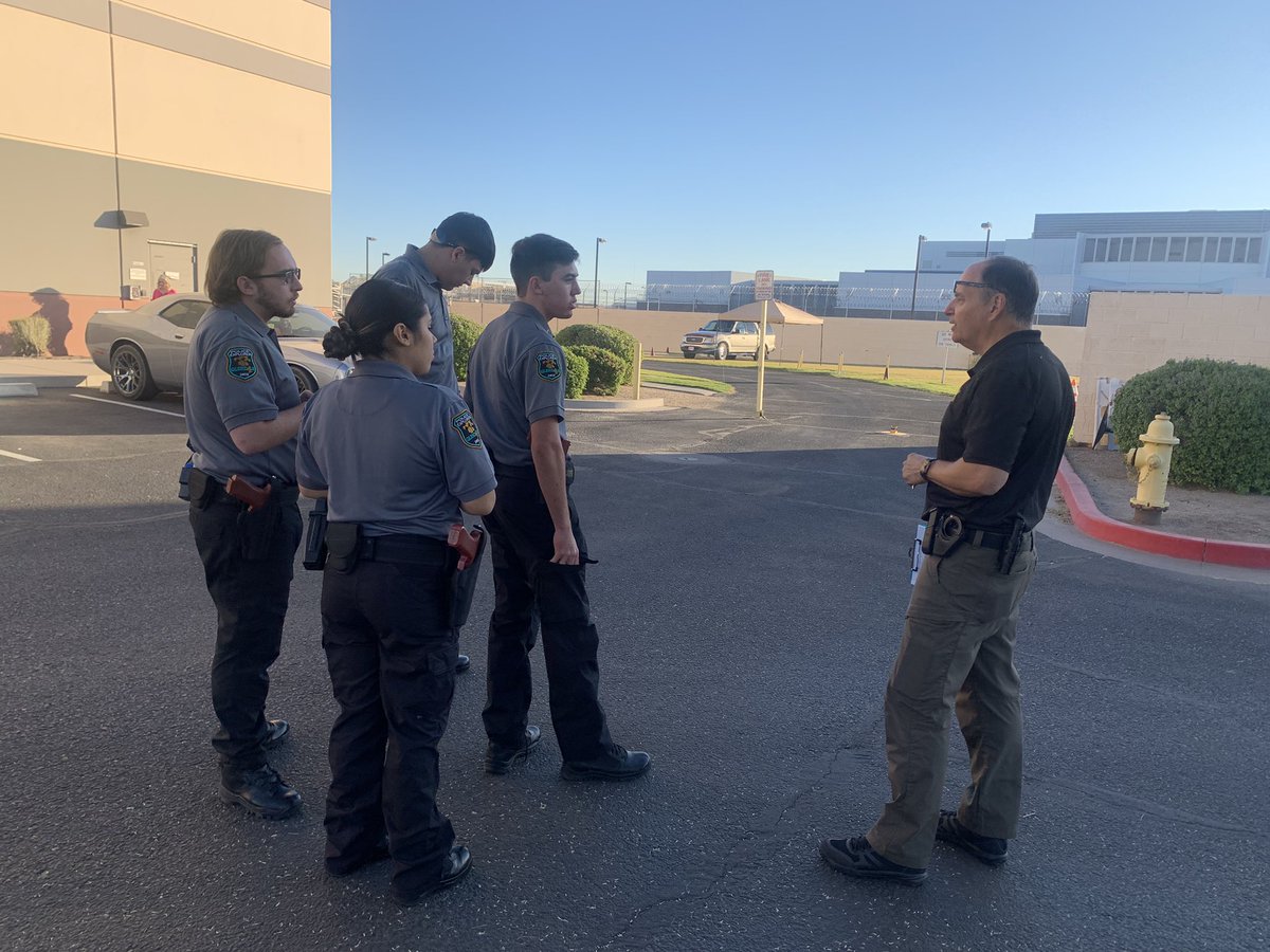 GPDAZexplorers's tweet photo. Today the GPD Explorer Post #2469 participated in the MCSO cadet competition. 

They got awards for : 
🥇: Negotiations
🥇: First Aid
🥈: Active Shooter 
🥉: Critical Thinking  
🏆They won 2nd overall 🏆

Good job everyone!!! @GlendaleAZPD https://t.co/1q6wVkFod6