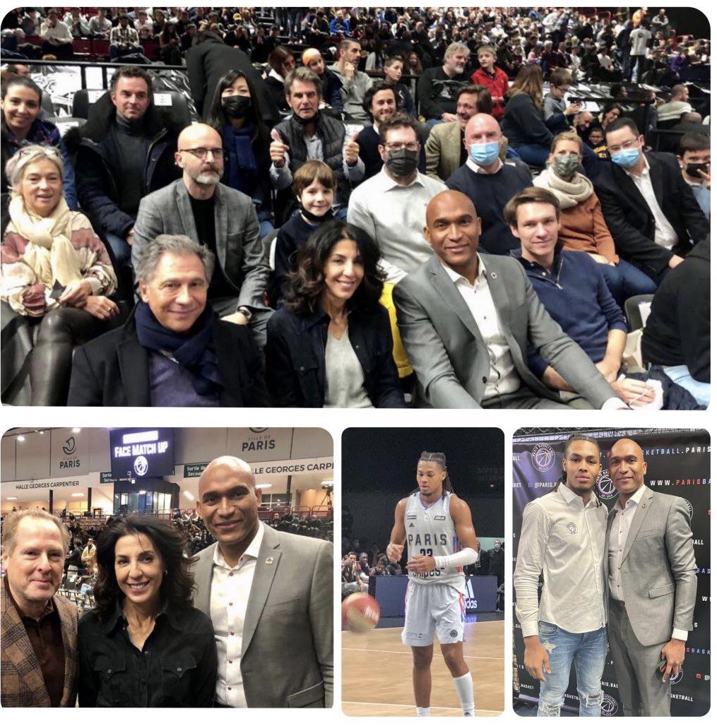 JoelDestom's tweet photo. #SportTime #AlwaysTogether

Sens stratégique et élégance, I love this game 🏀🏀
@LDLCASVEL s’incline et @ParisBasketball s’impose avec panache … Iciiiiiii c’estttttttt !!!
Soirée victorieuse pour la Team @MEDEF_Paris. Moment de convivialité avec @soumiabm, @BegarinJuhann 
🏀💪🏽😍 https://t.co/ZKRUEDILKK