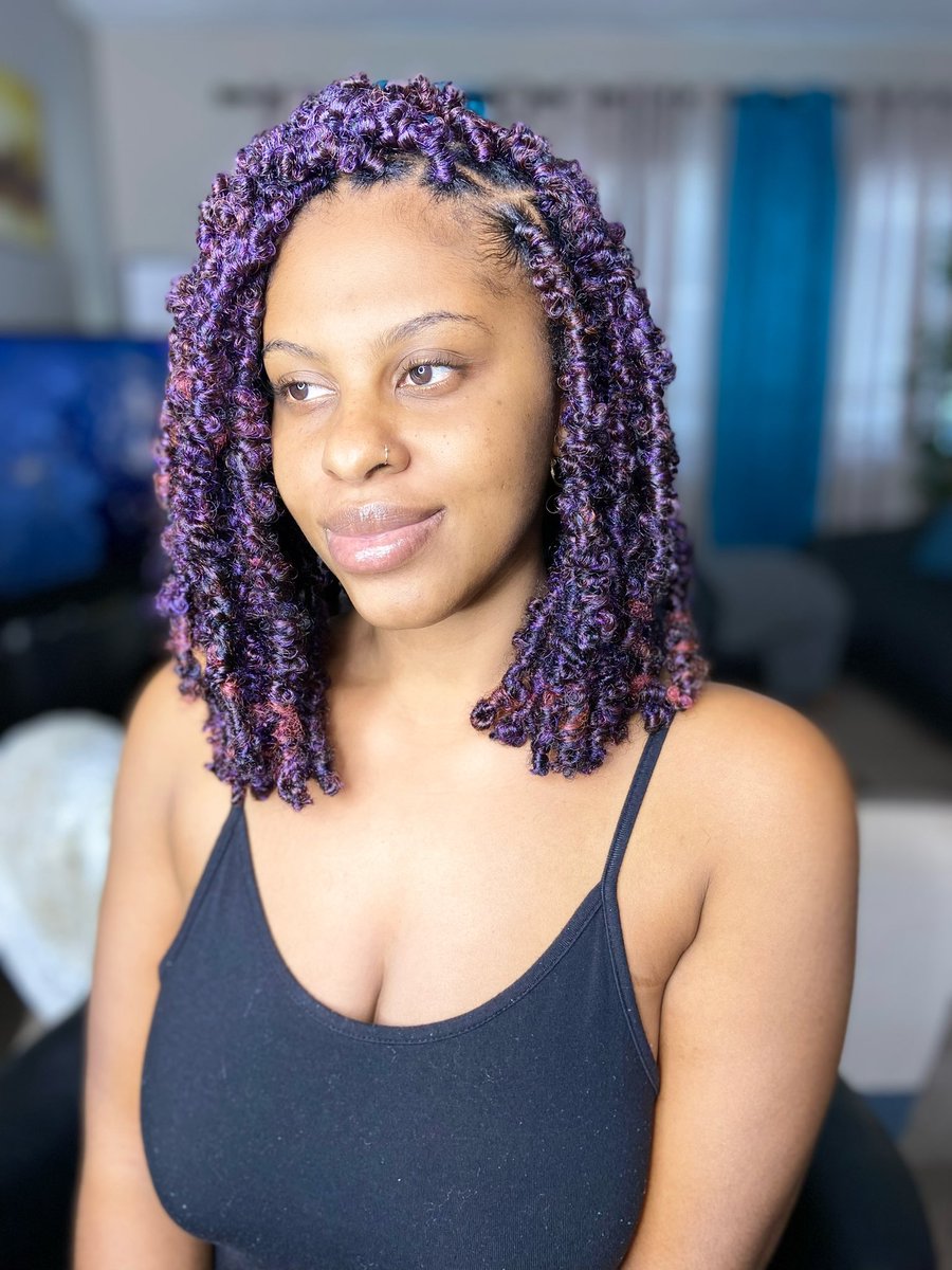 missdeyonce's tweet photo. When purple is your fav colour πππ #butterflylocs #fauxlocs #distressedlocs #purplelover https://t.co/phXVFMryKO