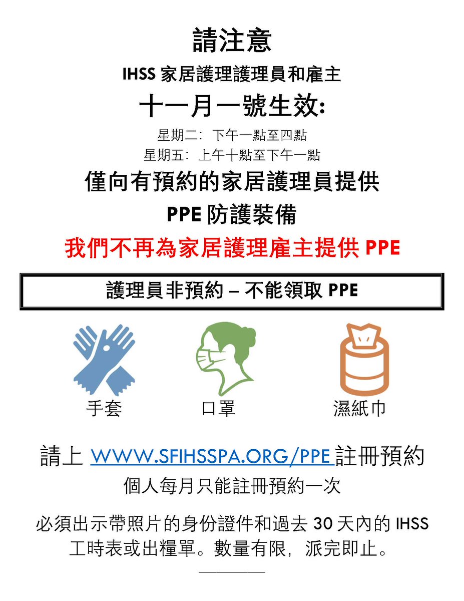 **Important information regarding PPE**