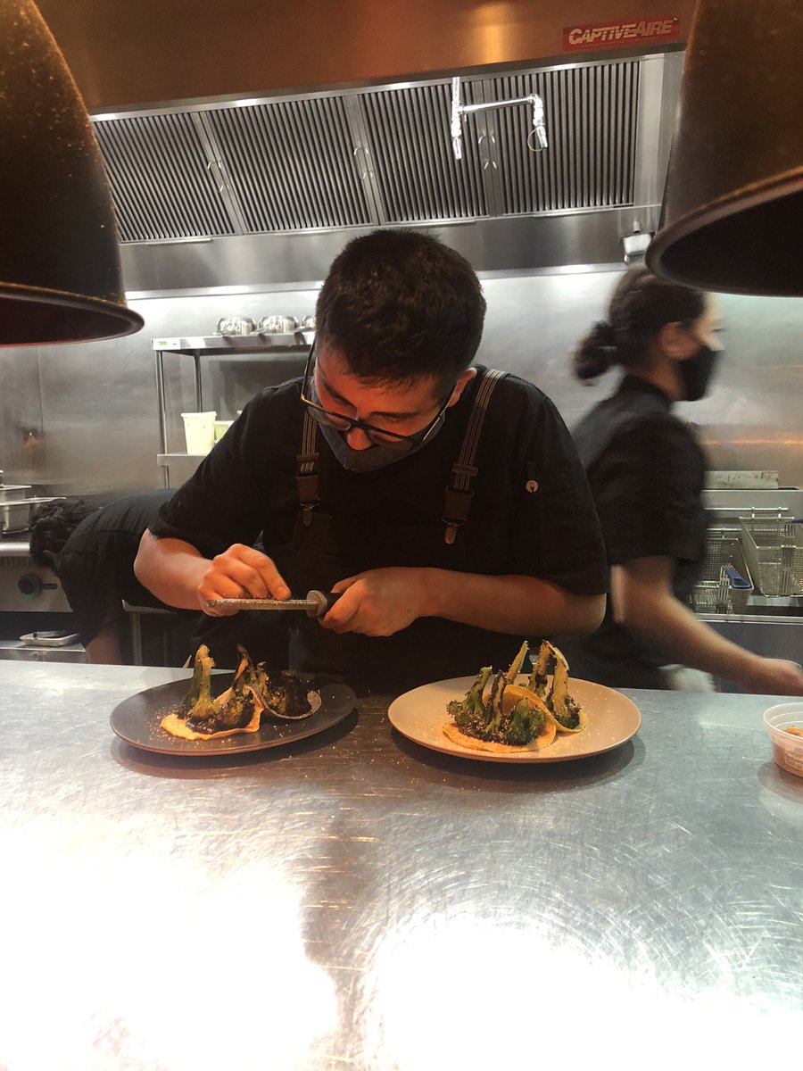 PatiJinich's tweet photo. Chef Alam at work! @Maiz64DC https://t.co/jWNwKLp70Z
