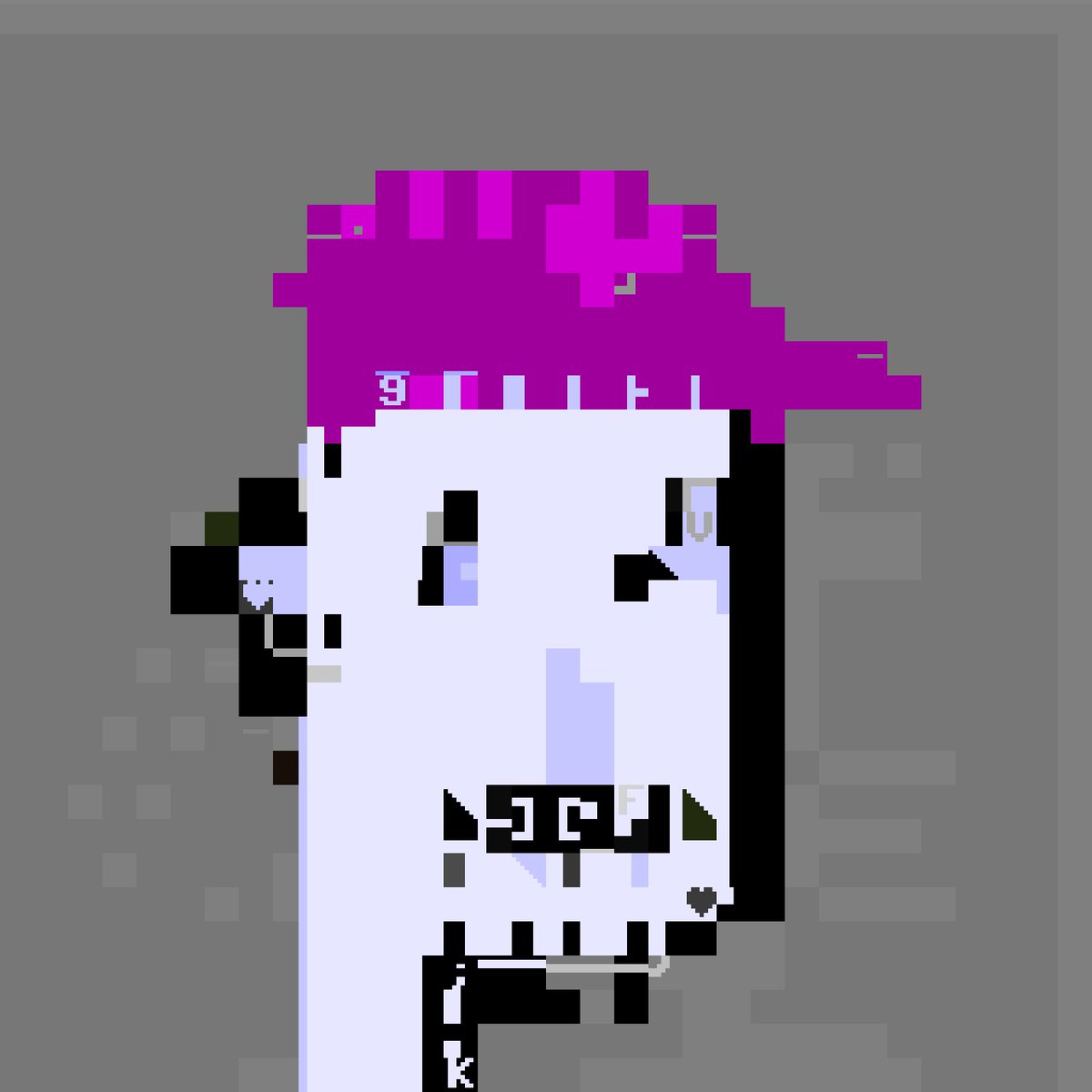 _0010110's tweet photo. Pixel Revolution / #DOSLife #CryptoPunk #2890 #MACPunks #AltPunks #_0010110 tribute /2/ @maxcapacity #ASCIIArt #PixelRevolution https://t.co/x8aVg2qJLb