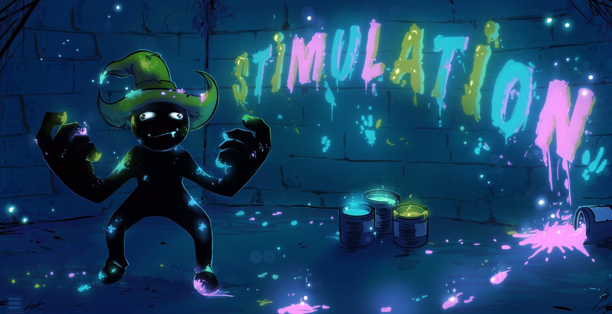 OasisCommander's tweet image. Just a lonely wizard that got his hands on some stimulation #Inscryption @DMullinsGames