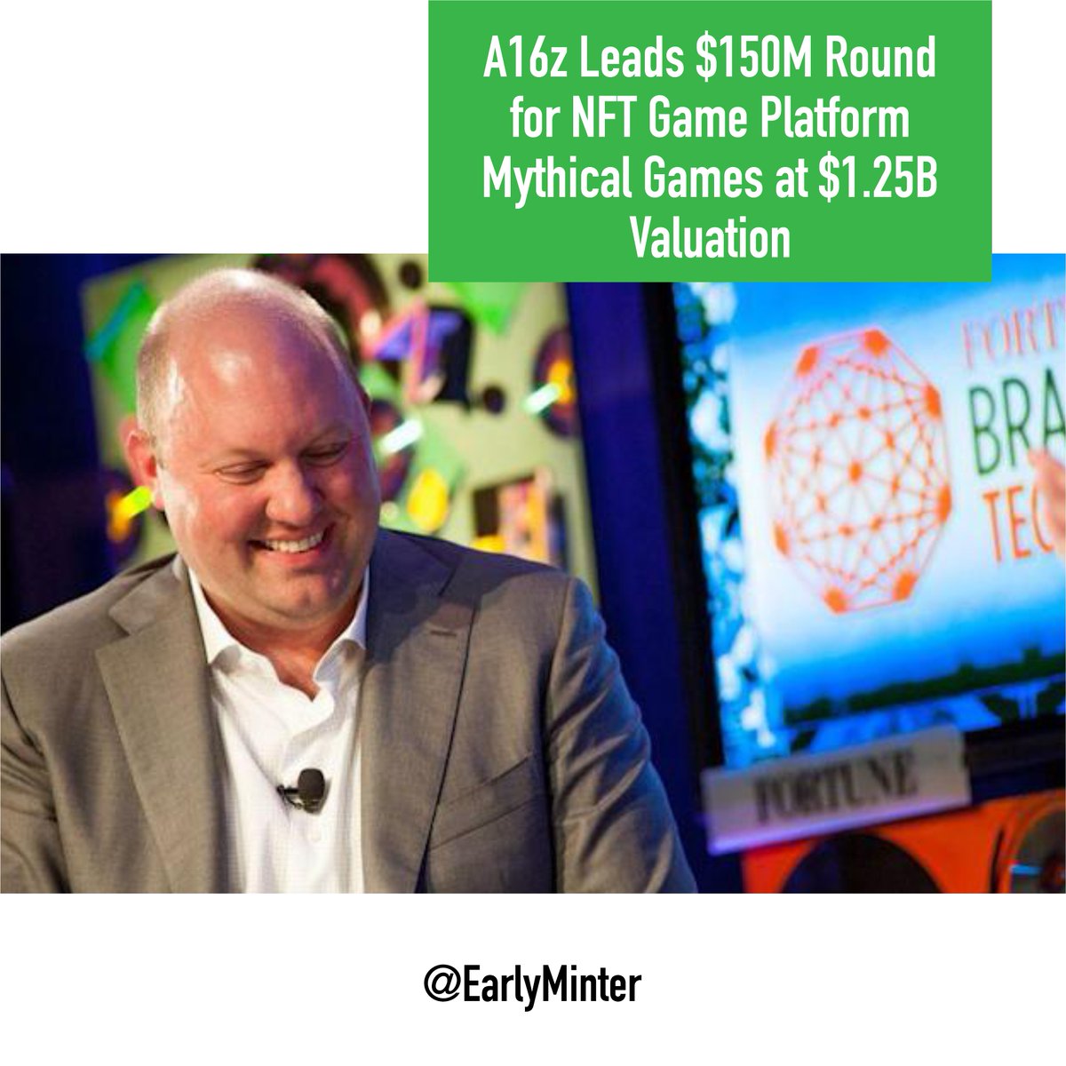EarlyMinter's tweet photo. A16z Leads $150M Round for NFT Game Platform Mythical Games at $1.25B Valuation.
-----
🌐 https://t.co/i23RfnQ9wc
.
#earlyminter #earlyminternews #news #starname #nftspace #andreesenhorowitz #mythicalgame #nfts #nft #digitalart #art #cryptoart #nonfungibletokens #raredigitalart https://t.co/EPtA0HDerM