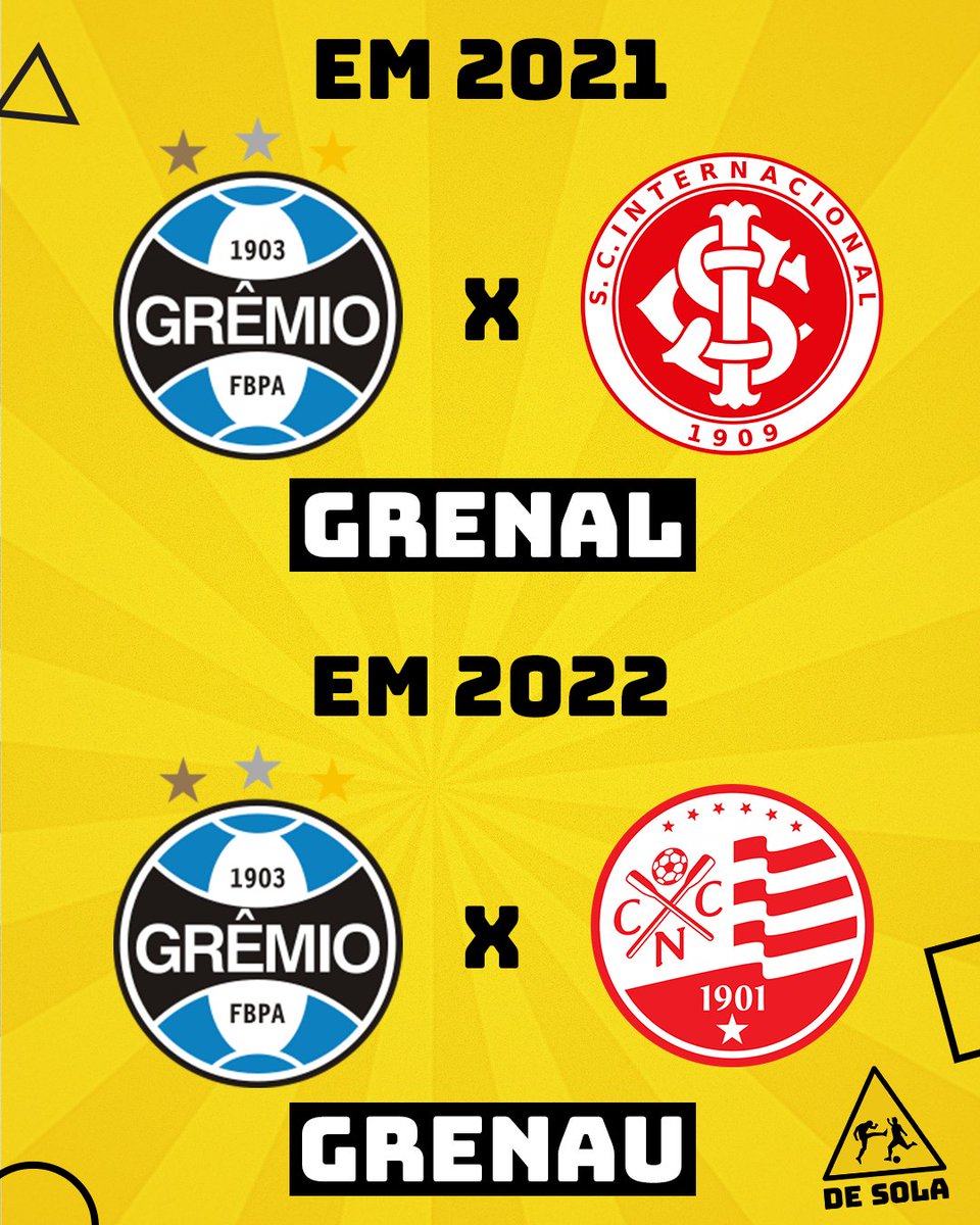 desolaoficial's tweet photo. Parece que só vai rolar 'Grenau' ano que vem se for assim... 👀 https://t.co/RyGoagrsaT