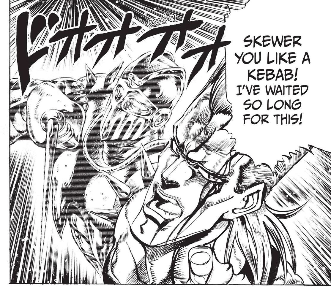 「November 5, 2001, Stone Ocean Manga Chapter 90 