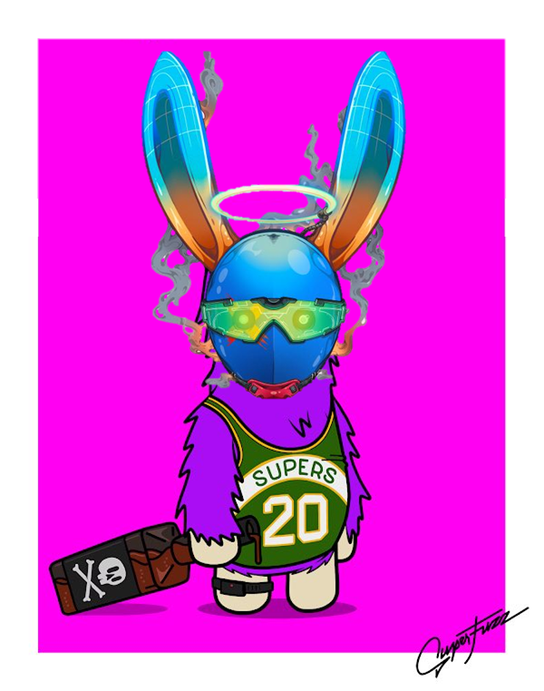 TopShotWizard's tweet photo. @SDANFT decided to join in on the fun @superfuzznft @RebelRabbits1... https://t.co/cq3TXRwlYW