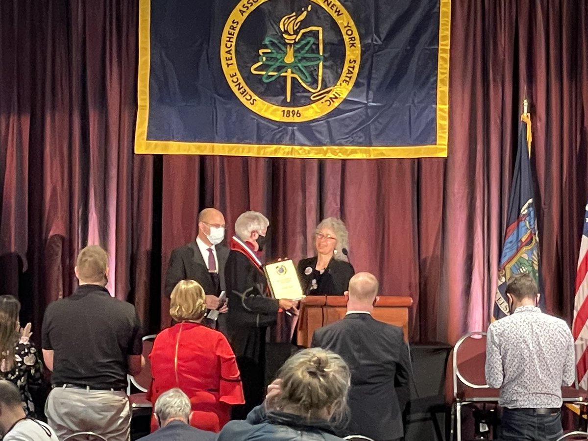 Kathaleen was my first mentor and helped shape me into the science teacher I became. I credit my student centered classroom to learning from her! <a href="/STANYSorg/">STANYS</a> #newestfellow Congratulations for this most deserved award.