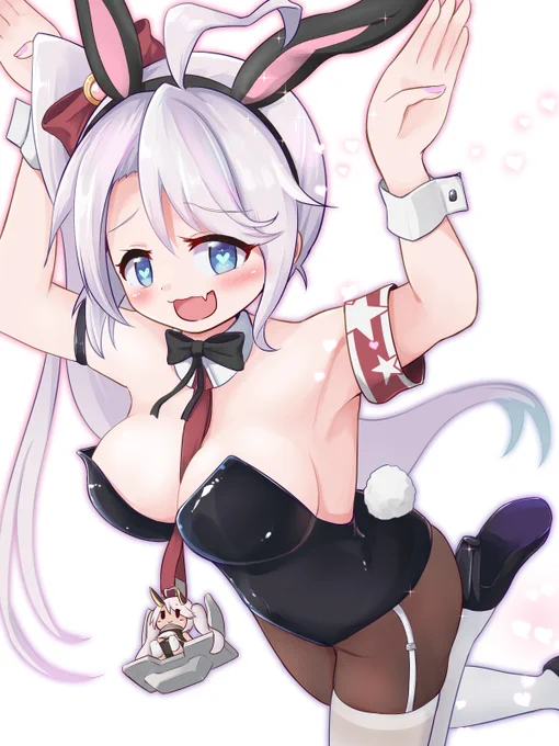 ポネキのバニー衣装欲しいなって!🐰
#アズールレーン 