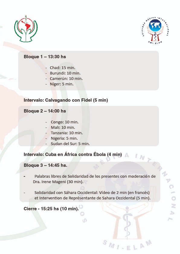 ElamSmi's tweet photo. 📢PRE ENCUENTRO ELAM ÁFRICA

📍Mañana Domingo 7 de nov de 2021
🕐13:00 hs CUBA.

🎥Transmisión En Vivo:

👇👇👇Links👇👇👇

YouTube: DN Times tv
https://t.co/agoMrrAUFq

Facebook: Pan-African Health Alliance / https://t.co/UmoyEeSOz6 Doctor Njim's https://t.co/eOzxnNeM9Q