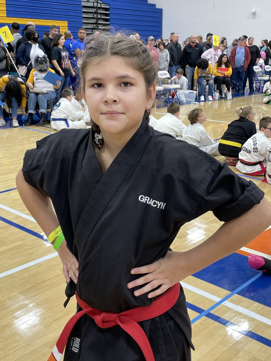 Bushido_Karate's tweet photo. Gracyn Webster. 2nd place in Forms! https://t.co/KDUm7xfusL