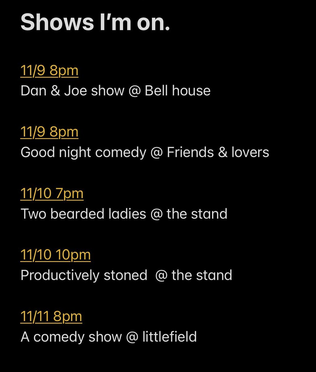 If you in nyc this week come see me cook shit.