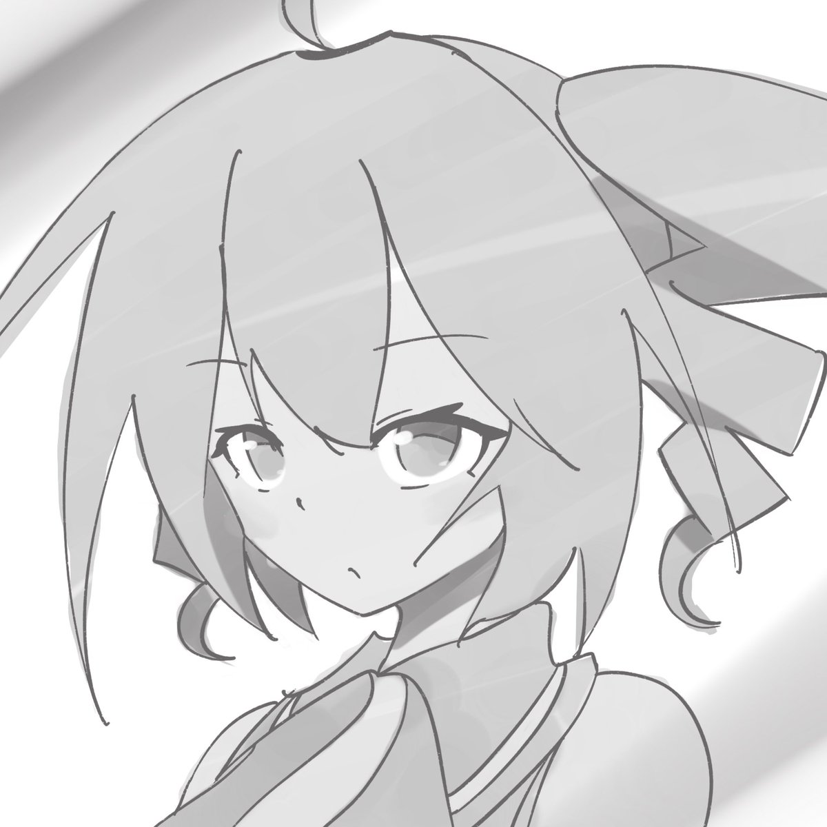 じーっ 