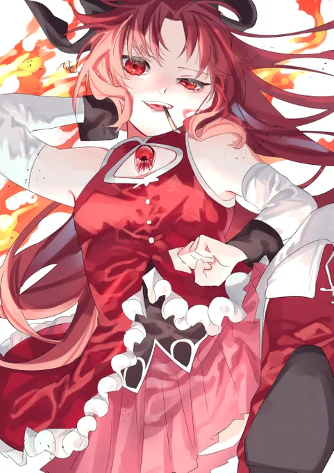 杏子ちゃん
#まどマギ #イラスト 
