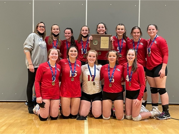 OAUpdate's tweet photo. Congratulations to the Girls volleyball Section 4 Champions!!! This is the 11th Consecutive Section 4 Title. https://t.co/yGohOhaa1f
