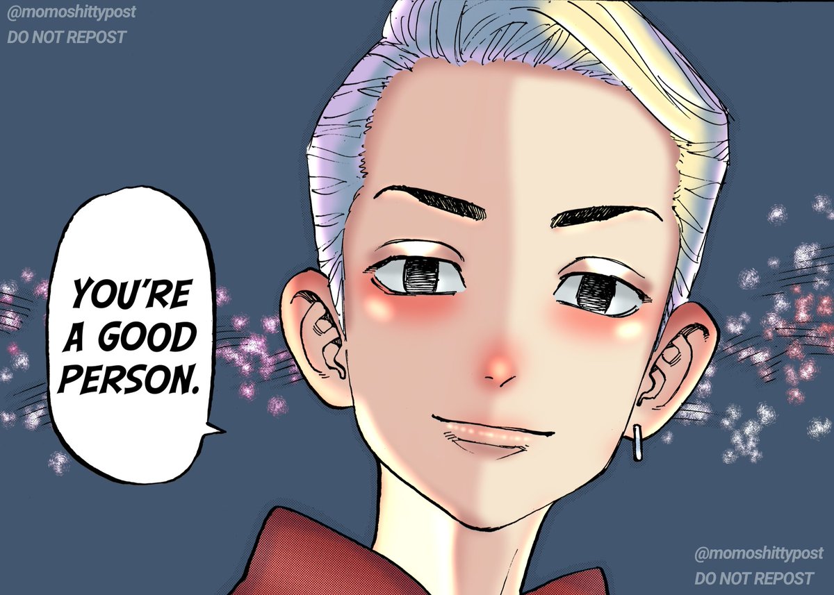 cpckmomo's tweet photo. D: Go home, Mitsuya. You're actually so worried you can't help it, right? It's written all over your face.

#TokyoRevengers #東卍FA #draken https://t.co/UK1MM72qRo