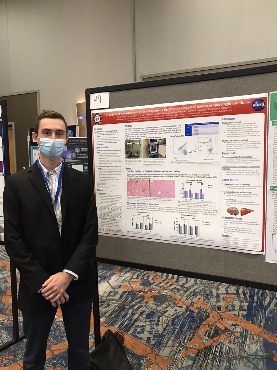 BlaberLab's tweet photo. Great presence by the Blaber Lab + GeneLab for High Schools students at #ASGSR2021! Great work everyone! @ASGSRSpace @RPIcbis @RPI_BME @NASAAmes https://t.co/6XLngprHQb