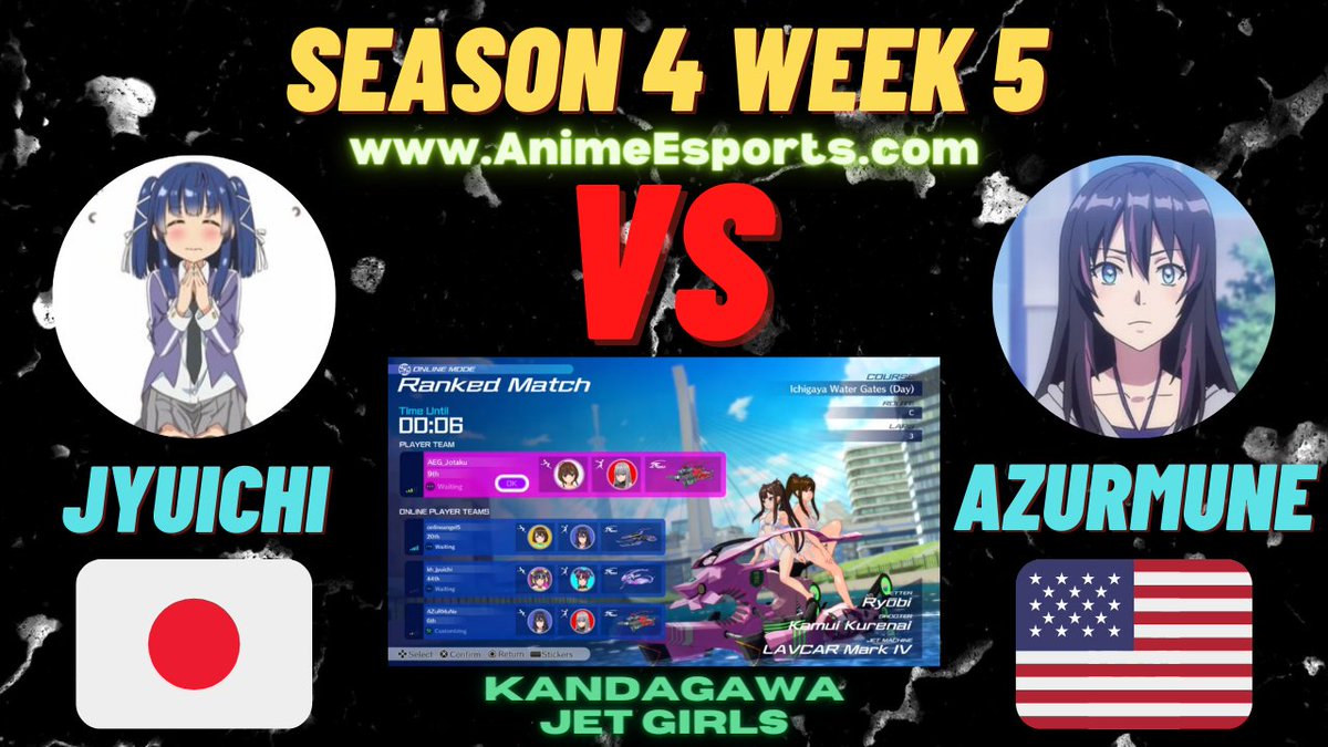 AEGclanSNS's tweet photo. 🏆 AEG Kandagawa Jet Girls Pro League Ranking By Nov 6th 🏆
🥇 Top #1.Jyuichi
🥈 Top #2.AZuRMuNE
🥉 Top #3.BAYONETTAGEAR
Congratulations! 🎉
Check out the Champions!
https://t.co/MRZuNgzRhB

#eSports #JetGirls #kandagawa #KandagawaJetGirls #SenranKagura #PS4 #PS5 #pvp #tournament https://t.co/DgQHso9KDP
