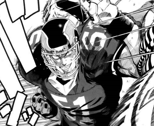 4/ character from your favorite anime/manga. AKA witness the disaster that are my faves
Horrible Bastard (Bleach); Kid (1/2 fave from One Piece); Juumonji (Eyeshield 21); Horrible Gremlin (Youjo Senki)