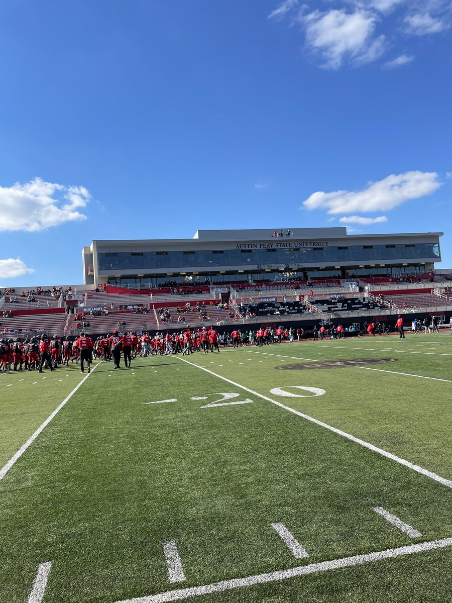 Had a great game day visit today!! Can’t wait to be back! <a href="/GovsFB/">Austin Peay Football</a> @APSUCoachJones <a href="/CoachSilvoy/">Coach Austin Silvoy</a>