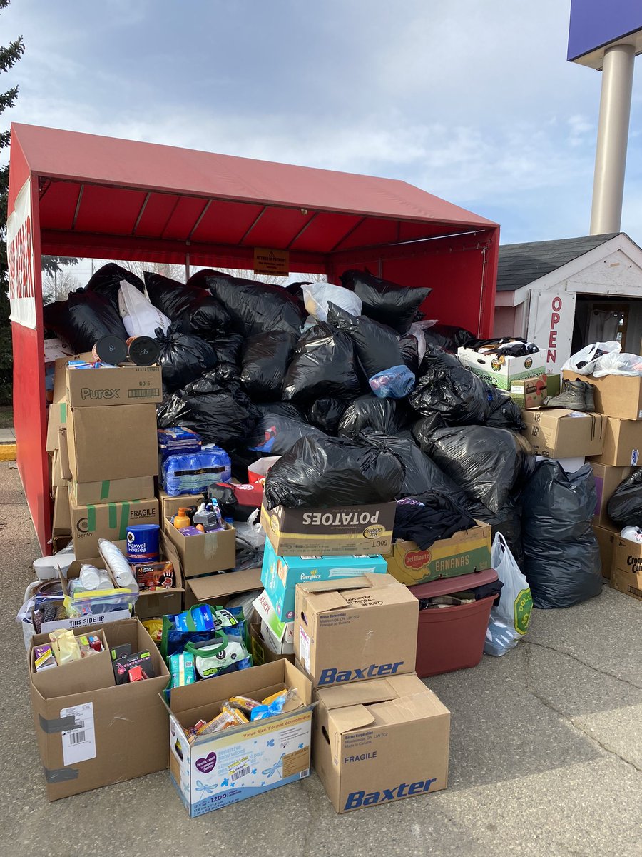 What a day!  Our community not only filled the tent to overflow, but as importantly have made a HUGE difference to many in need this winter!  Thank you to all who donated, Ive tagged a few businesses but hundreds showed up today! Thx from <a href="/reginapolice/">Regina Police</a> &amp; <a href="/regina_chip/">Regina Chip Repair</a>