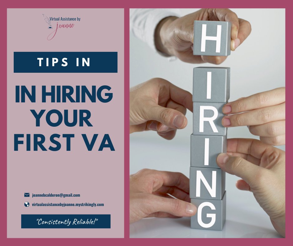 vabyjoanne's tweet photo. TIPS:
1. Work Comfortably and Open Communicator
2. Communicate commitment and dedication 
3. Consistently Reliable 

In my experience as working with diverse clients, I'm a work in progress to be your best VA.
Just inquire &amp; I'm ready to cover the task:
 
https://t.co/FAQXUzhJgw https://t.co/OAz2XQ4hHm