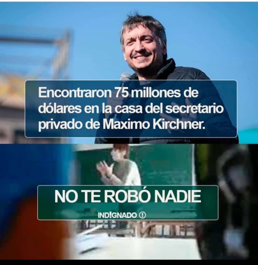 Veritosim15's tweet photo. #7NTodosAlObelisco
#7NBASTA #7NTodosALasCalles #Basta #SeVan #14NVotoUnNuevoPais #14NPagaranEnLasUrnas
Acá está el que tiene la $$$ que falta en tu barrio, tu ruta, tu asfalto, tu hospital, tu plaza, tu escuela, tu jubilación.... https://t.co/wd1ozp0YIZ