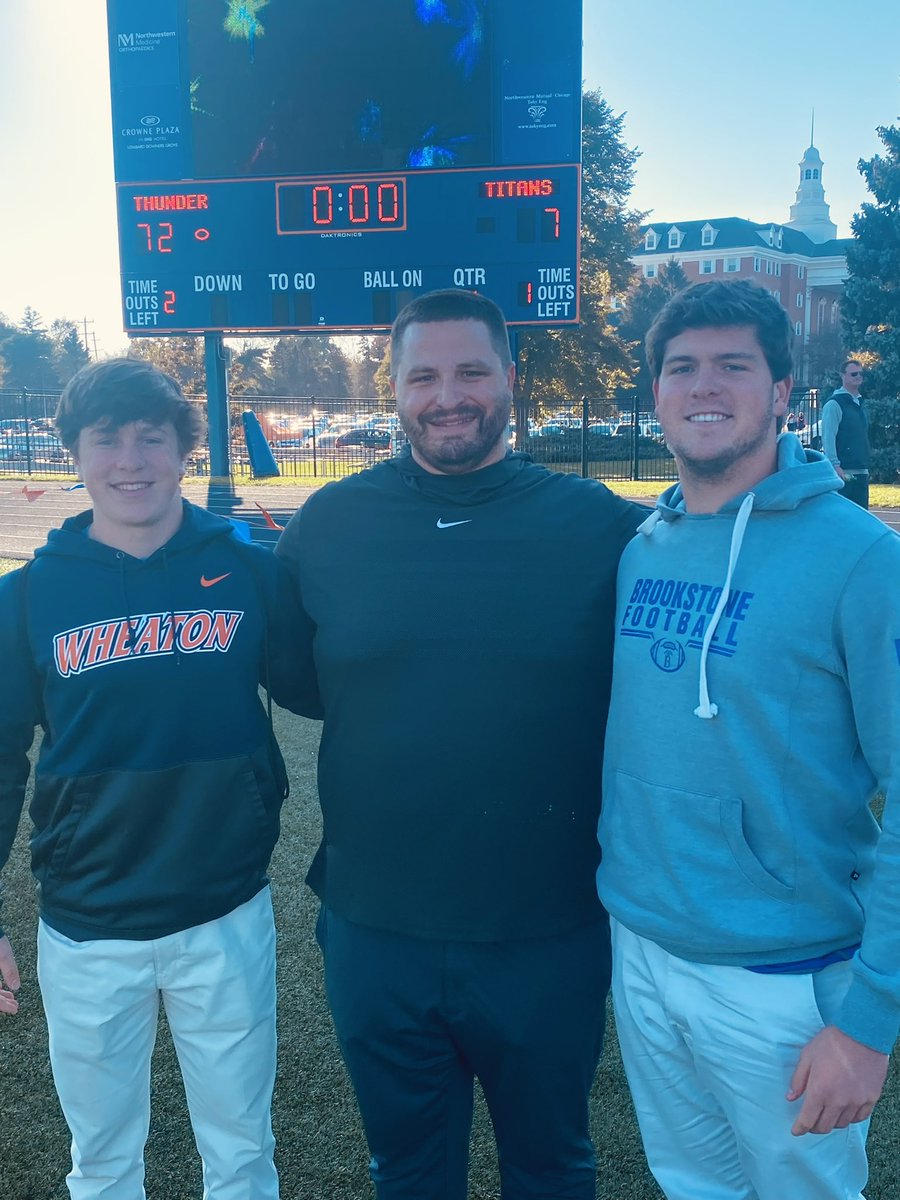 AmosMansell's tweet photo. Loved Getting to visit my future school again today what a Special place and environment. Looking forward to making it official on signing day!!! @Coach_JScott @Coach_CDN2 @WheatonFB @FB_Brookstone @TrippDuncan24 https://t.co/wfT5VKnhhi