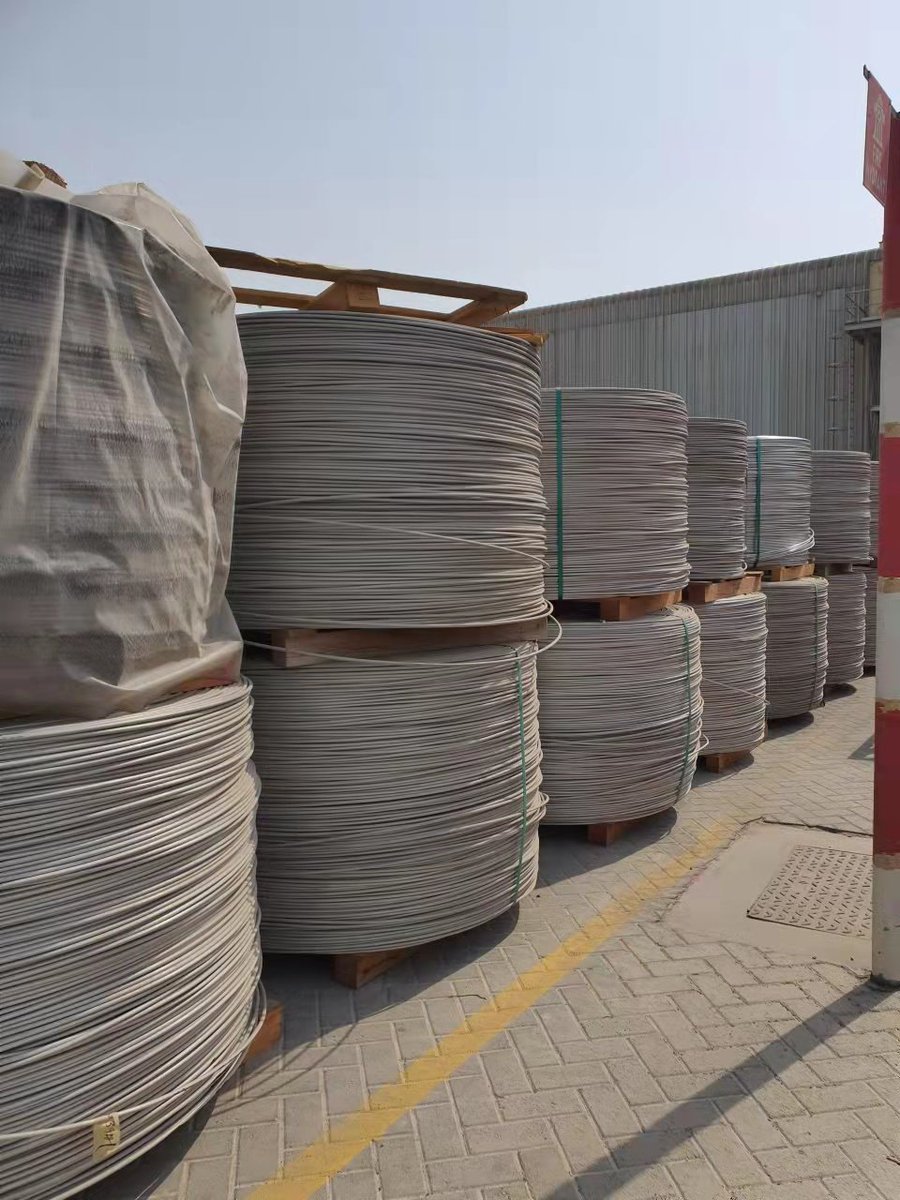 jhcarbon's tweet photo. Supply  Aluminium Electrical Conductor Grade Wire Rods with purity catering for the wire &amp; cable industry. https://t.co/y4gxBAGlQ9