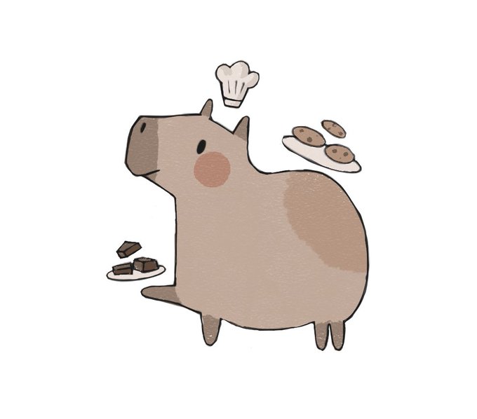 Капибара картинки мультяшные
