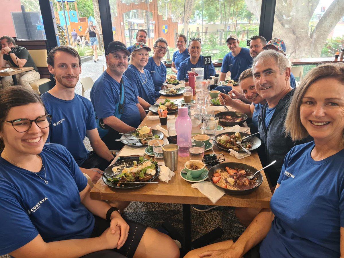 CortevaAUS's tweet photo. Well done to everyone who took part in the @Activefarmers #Run4Resilience. Proud to sponsor the event but sad we couldnβt get to Mangoplah this year. The @CortevaAU crew took part in the Virtual 10km. Great fun! https://t.co/AP2Jc7VaWn