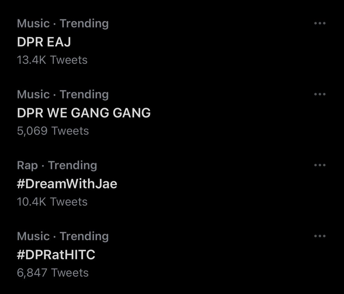 Mumuchaann's tweet photo. WOW DPR EAJ!! 
DPR WE GANG GANG 
#DreamwithJae #DPRatHITC https://t.co/IGFw6gLbQY
