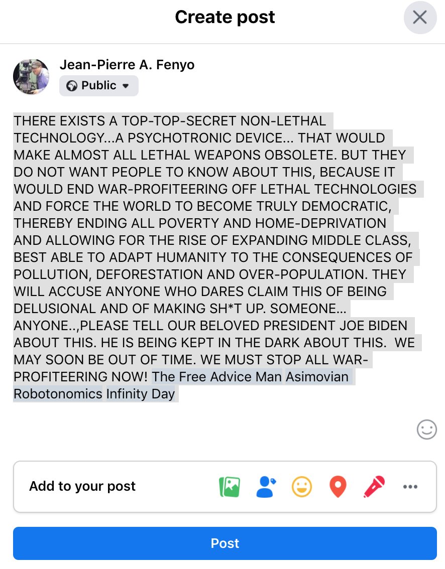 jean_fen's tweet photo. @Aaron1Max @SachaBaronCohen #TheFreeAdviceMan #AsimovianRobotonomics #InfinityDayForever https://t.co/jZpg9JmHFt