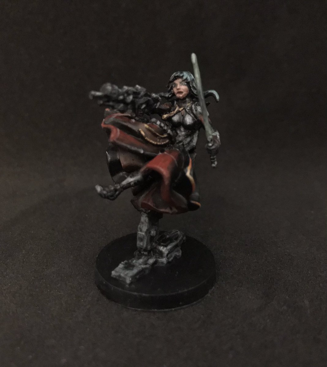 Pak9075R's tweet photo. Cassandra Kusanagi #infinitythegame #warmongers #miniaturepainting https://t.co/StlInBLjZJ