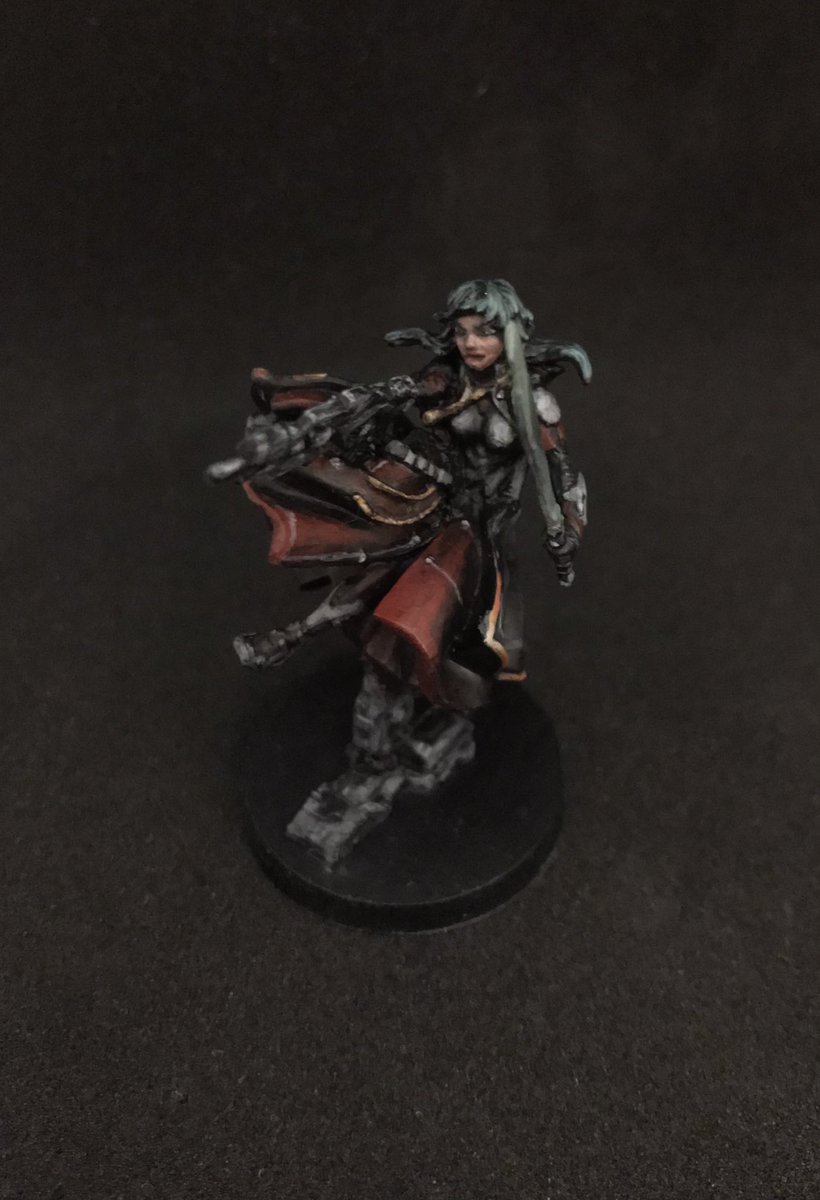 Pak9075R's tweet photo. Cassandra Kusanagi #infinitythegame #warmongers #miniaturepainting https://t.co/StlInBLjZJ