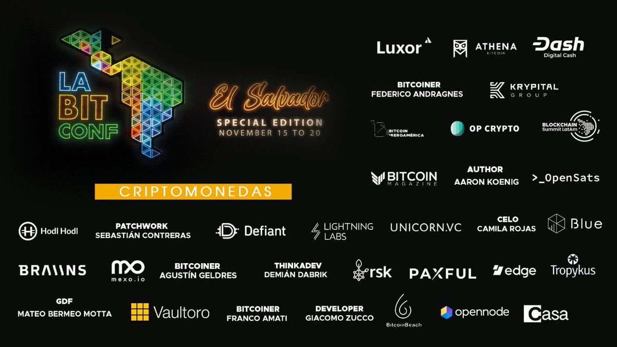 #DeInnovación | A pocos días de que se efectúe la #Labitconf2021, la conferencia más importante a nivel mundial sobre el #bitcoin, la embajadora de #ElSalvador en #EEUU, <a href="/MilenaMayorga/">Milena Mayorga</a>, confirma la participación de decenas de poderosas firmas.