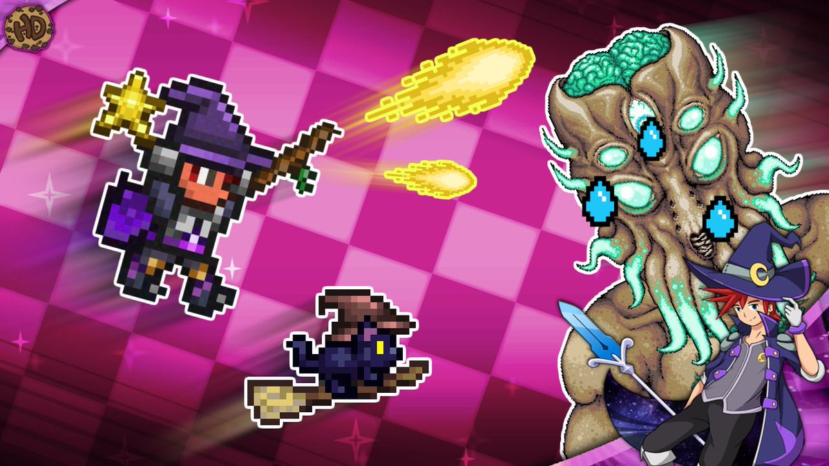 Our new #terraria MASTER MODE Mage adventure is underway! 