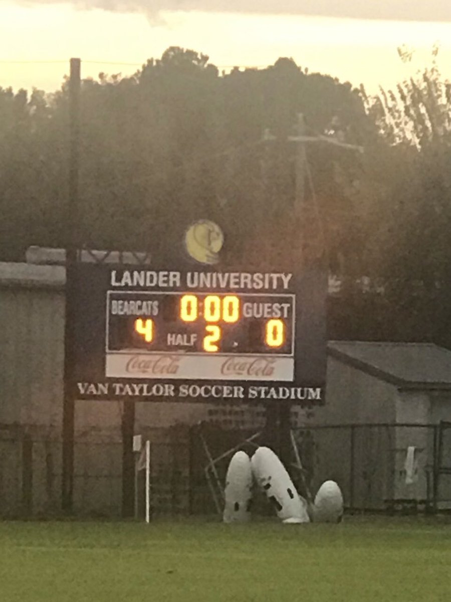 TazManRN's tweet photo. Great 4-0 Quaterfinal Peachbelt Conference win tonight for Grant and his Lander teammates.  My boy was rock solid as Defensive Midfielder this afternoon.  Good luck next weekend in SemiFinals and Finals. https://t.co/YvXGOlPjN1