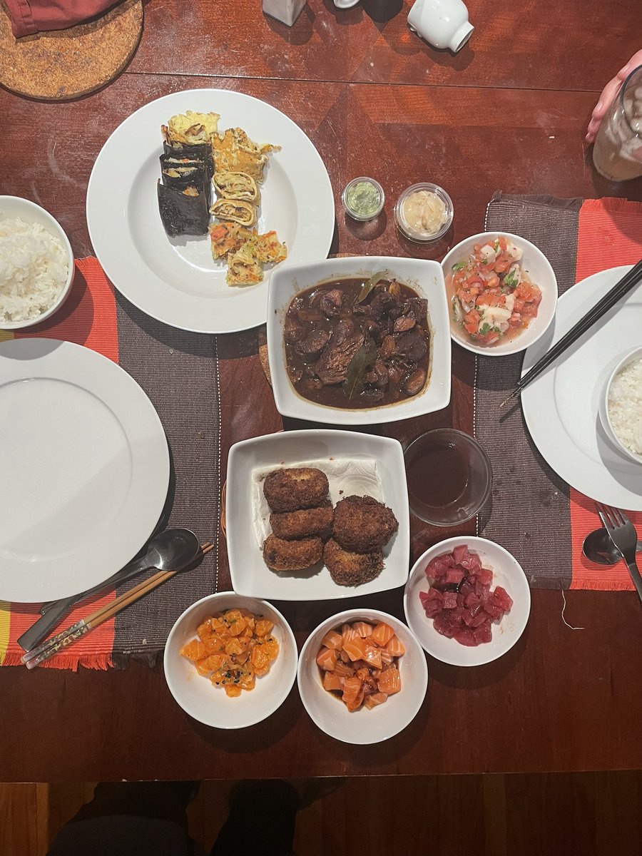 coyabellano's tweet photo. House of International Banchan… #filipinoadobo #gimbap #poke #korokke #ceviche #okonomiyaki https://t.co/EAIkZXye0J