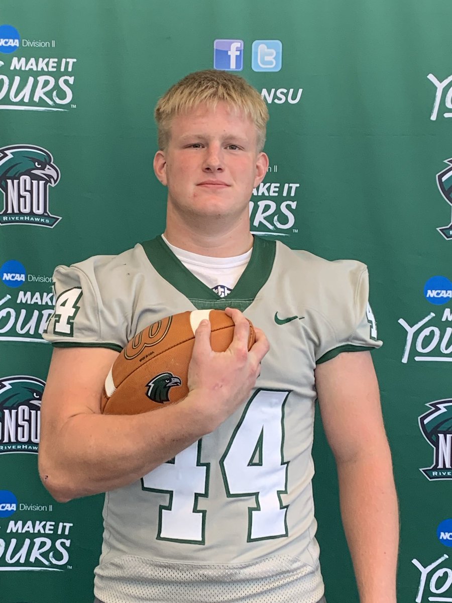 Had a great game day visit at NSU today! Big thanks to <a href="/CoachJJEckert/">J.J. Eckert</a> and staff for having me! #Recruiting #ShawneeStrong <a href="/The1CoachSexton/">Jason Sexton</a>