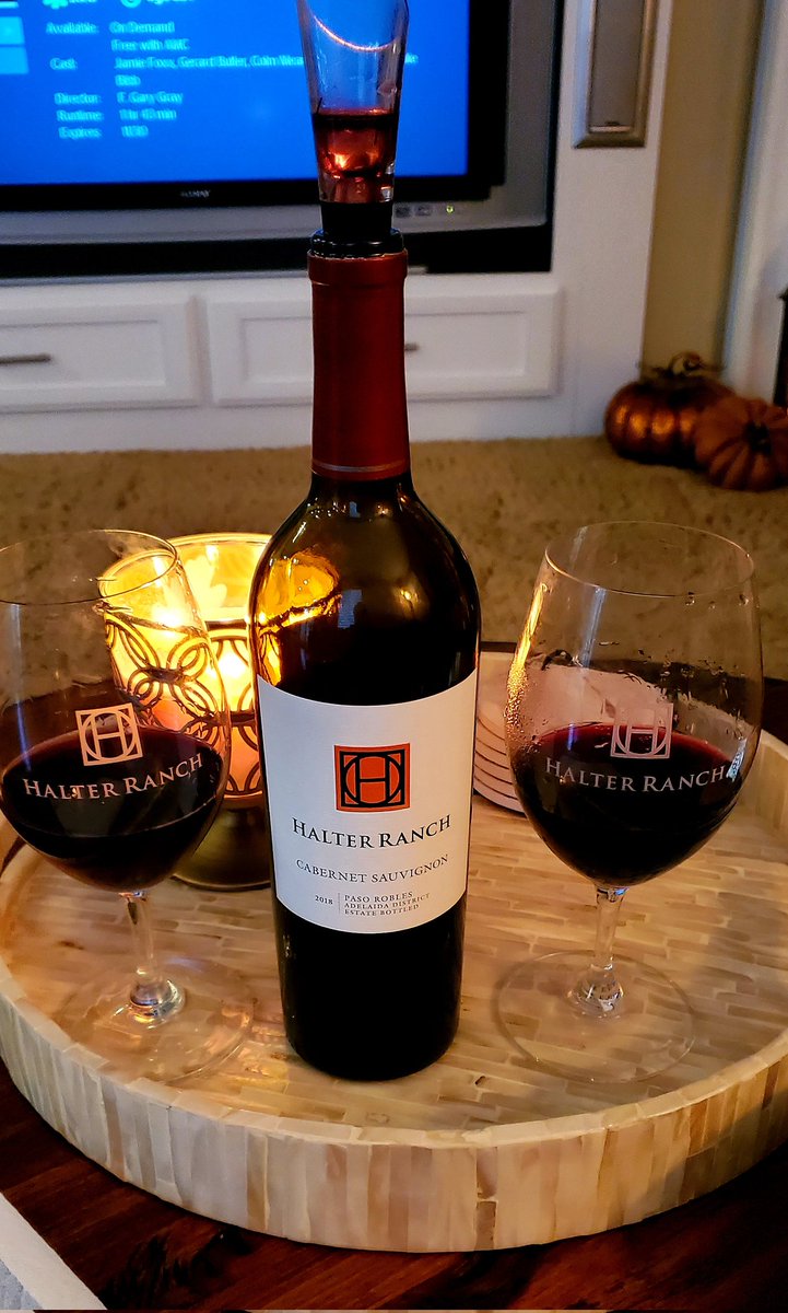 garystorti's tweet photo. @halterranch 2018 Cabernet. Perfect for a movie night! https://t.co/NuzJEQvcuU