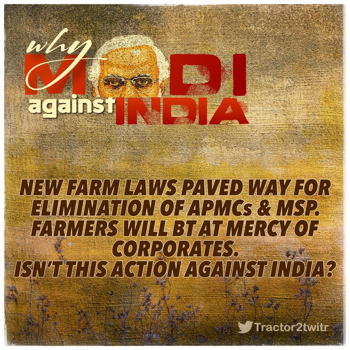 KamboSarbjit's tweet photo. Our demand is still to repeal the three black laws. If Modi loves his PM seat, he can still withdraw the bill.
#WhyModiAgainstIndia
#FarmersProtest https://t.co/t04NVvcWrX