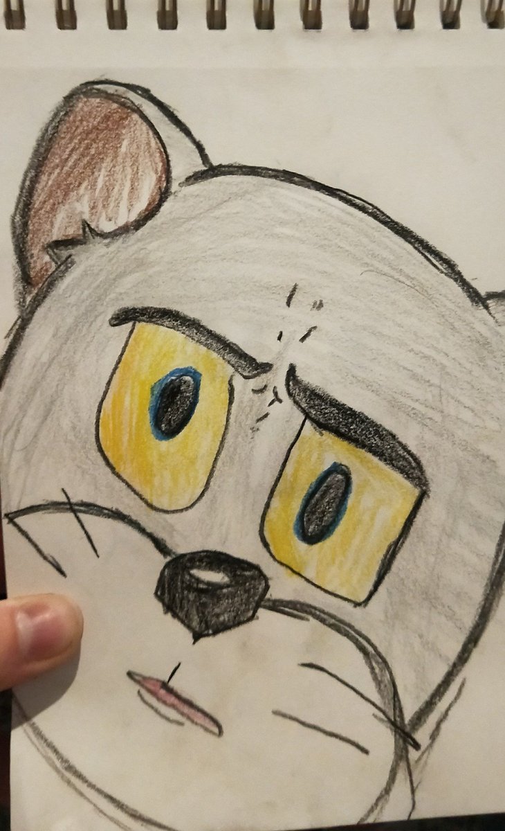 DenseDeveloper's tweet image. Was playing a drawing board game and got "Tom and Jerry". Was big sad when no one understood the meme...