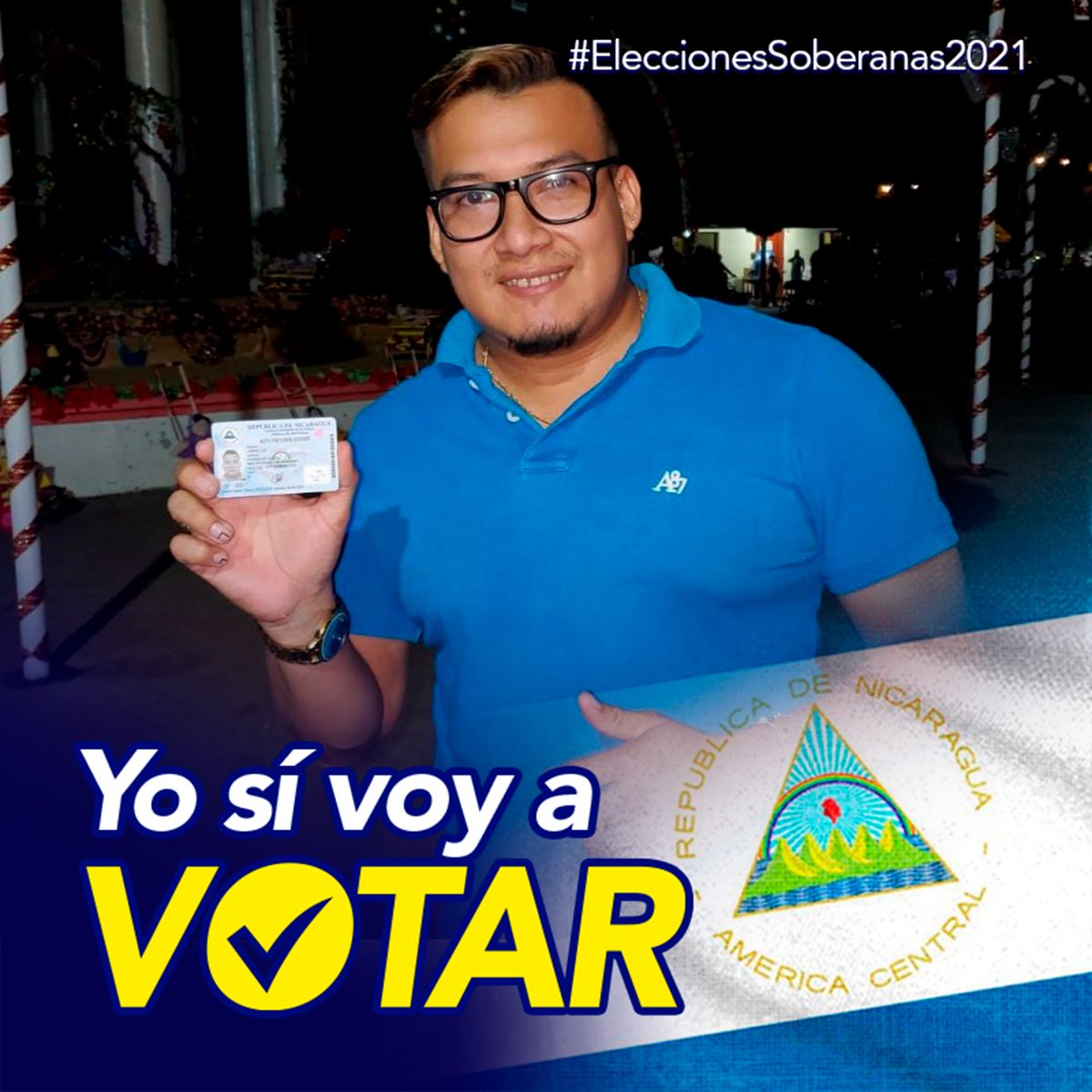 #Nicaragua Todos a votar a partir de las 7:am en tu Centro de votación donde estas inscrito