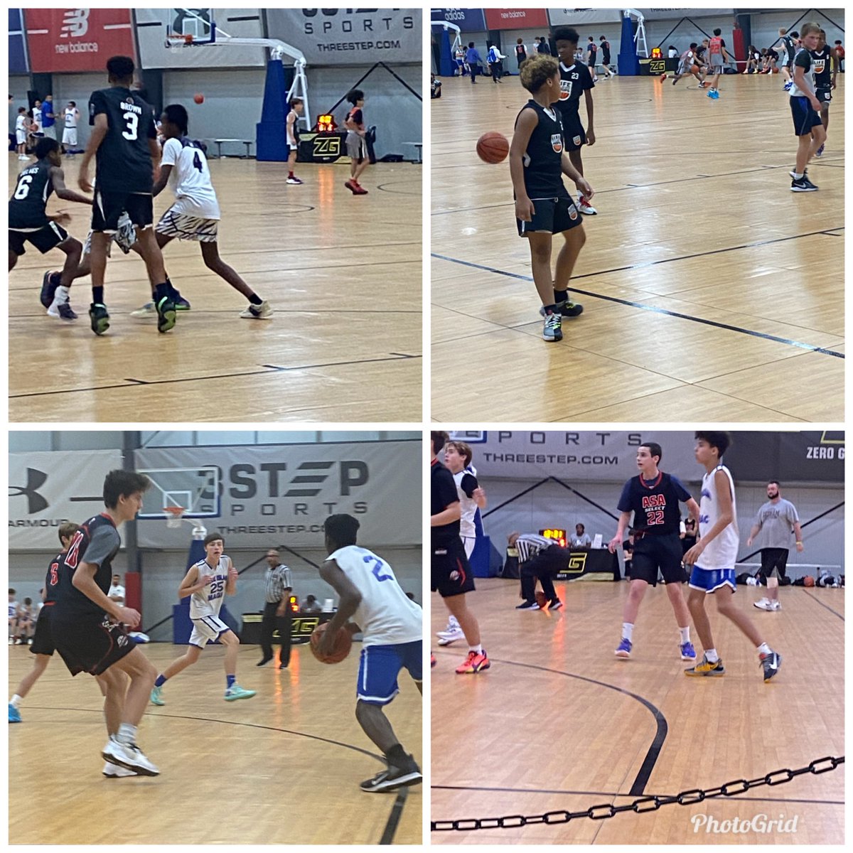 Wildcat and Townie Pride runs deep. Traveling to an AAU basketball tournament in Essex, Massachusetts we ran into current Wildcats and former Wildcat hoopers representing East Providence with Townie Pride!  ❤️🤍🏀 <a href="/Messier_EP/">Shane Messier</a> @sandy_forand #TowniePride #WildcatPride