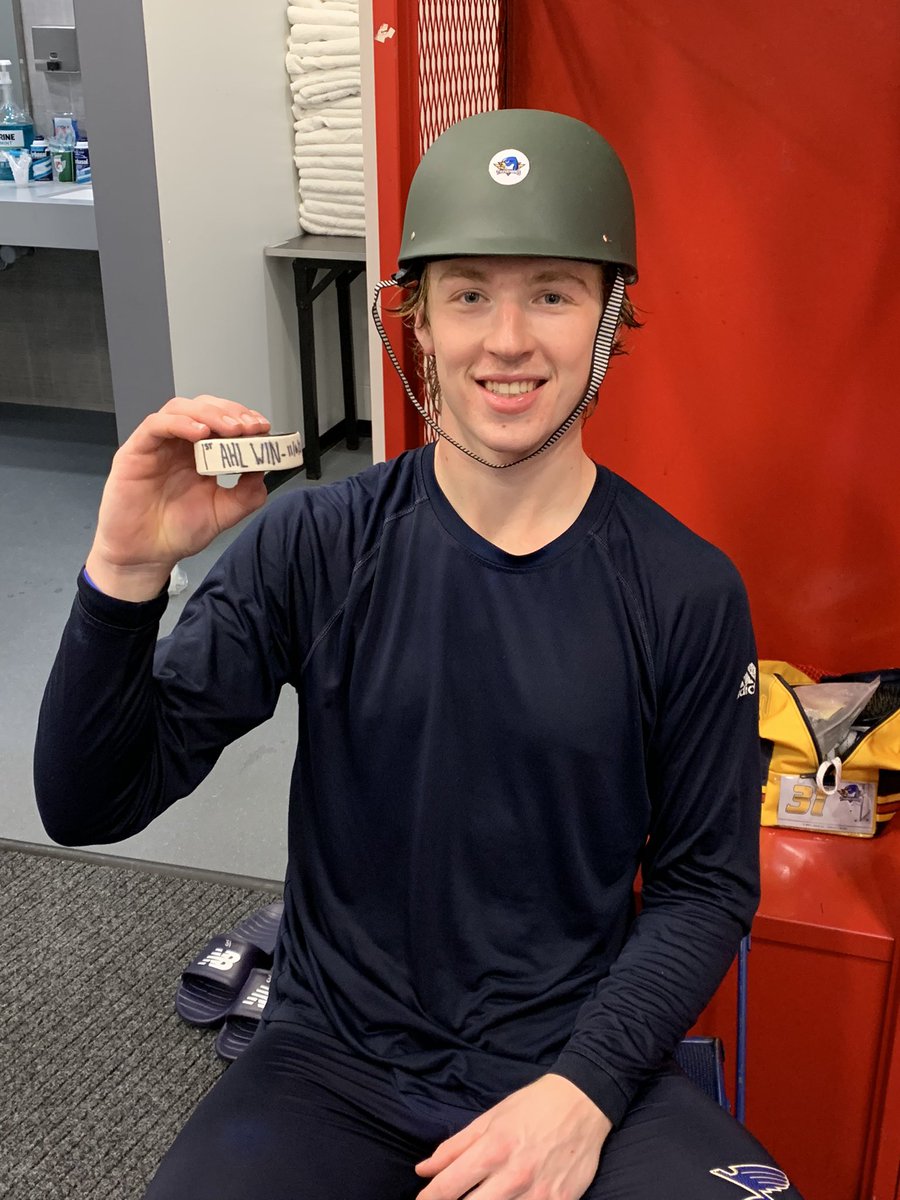 first AHL win 🥺