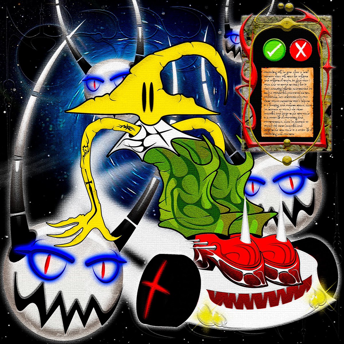 hellauglyprinc1's tweet photo. My new friend - Star Shui
#nft #NFTCommunity #NFTcollectibles #nftcollector #NFTartist #NFTartists #cryptoart #DigitalArtist https://t.co/fYUilix56Q