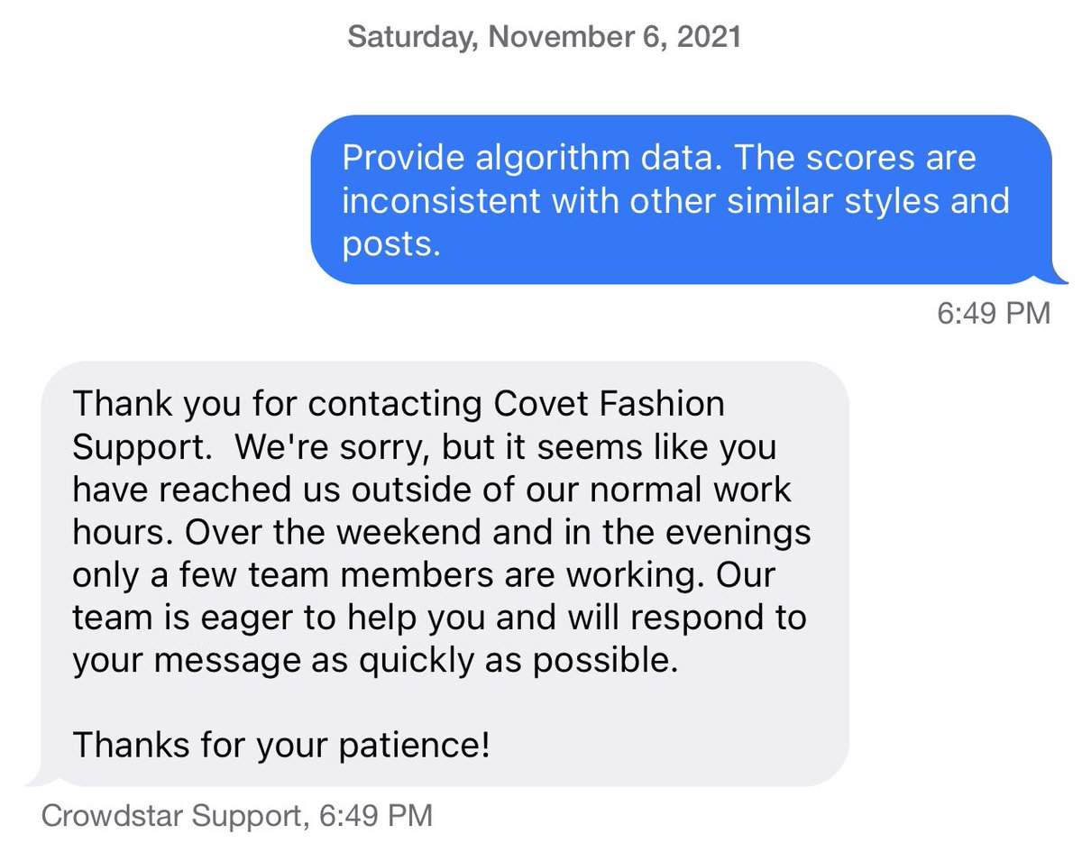 roqitz's tweet photo. Let’s see how this goes… I’m confused by the scoring. I’ll keep the @CovetFashion community informed. ☺️ https://t.co/AUDEUwWlwq