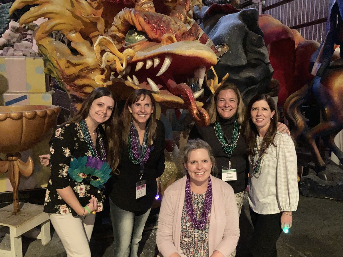 President’s reception at Mardi Gras World was so much fun-filled with great food, music and friends! #ACAAI21