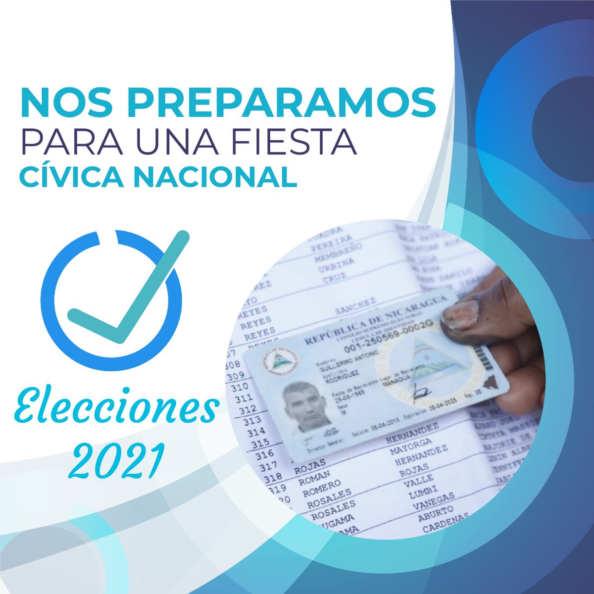 #EleccionesSoberanas2021 Todos a votar este 7 de noviembre a partir  de las 7:am
